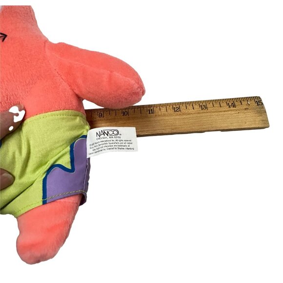 Spongebob Squarepants Patrick Star Plush 10 inch Nanco 2002 - Picture 8 of 9